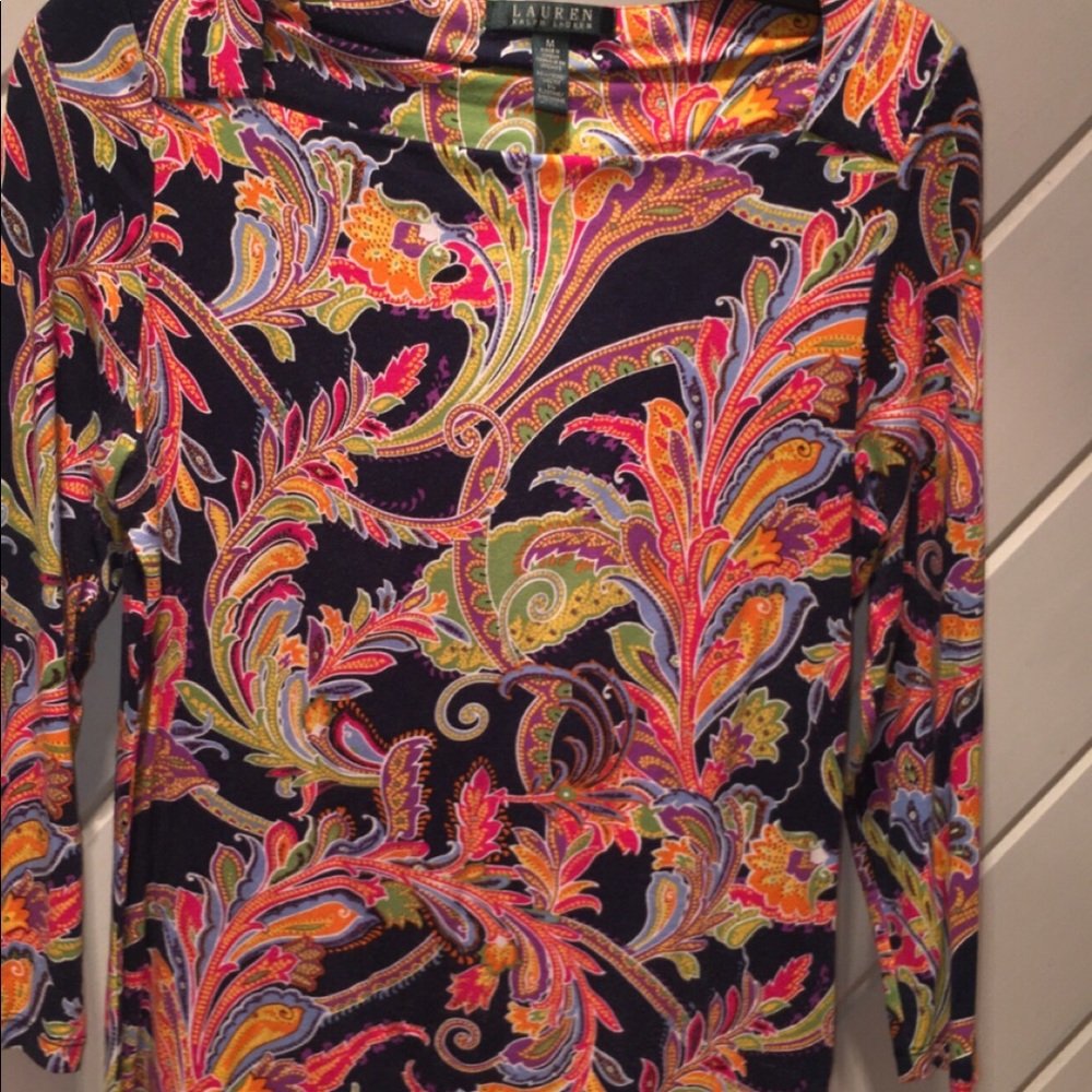 Lauren Ralph Lauren abstract top